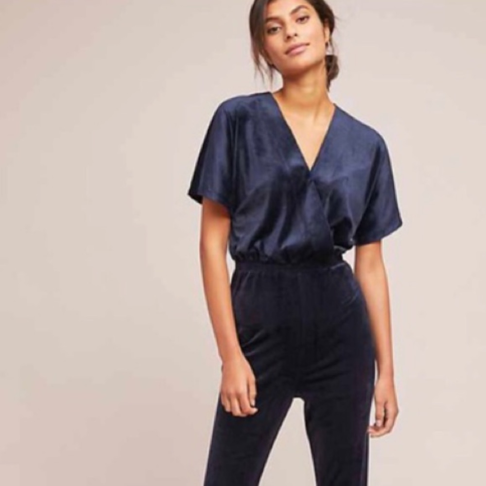 NWT Velour Jumpsuit from Anthropologie